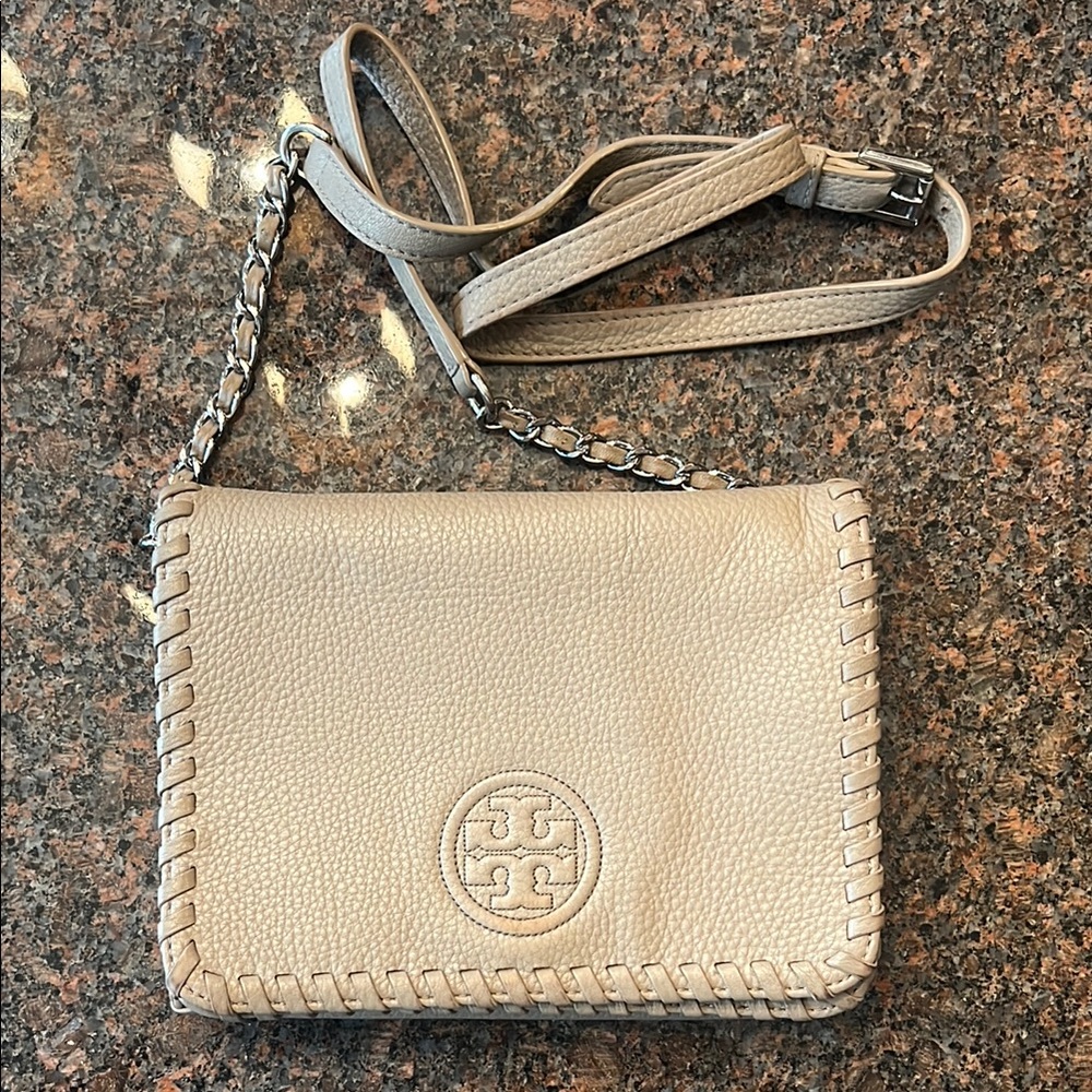 Tory Burch Taupe Crossbody Bag